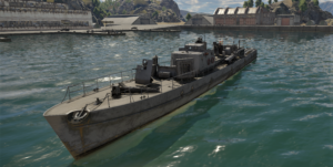 ゲームWar Thunderのドイツ海軍軍艦 R-boot R-301の画像