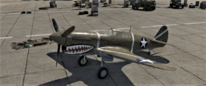 ゲームWar Thunderのアメリカ空軍航空機 P-40F-10の画像