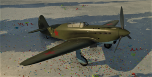 ゲームWar Thunderのソビエト連邦空軍航空機 Yak-1の画像