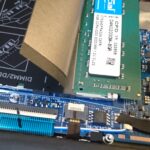 ノートパソコンにメモリ追加完了