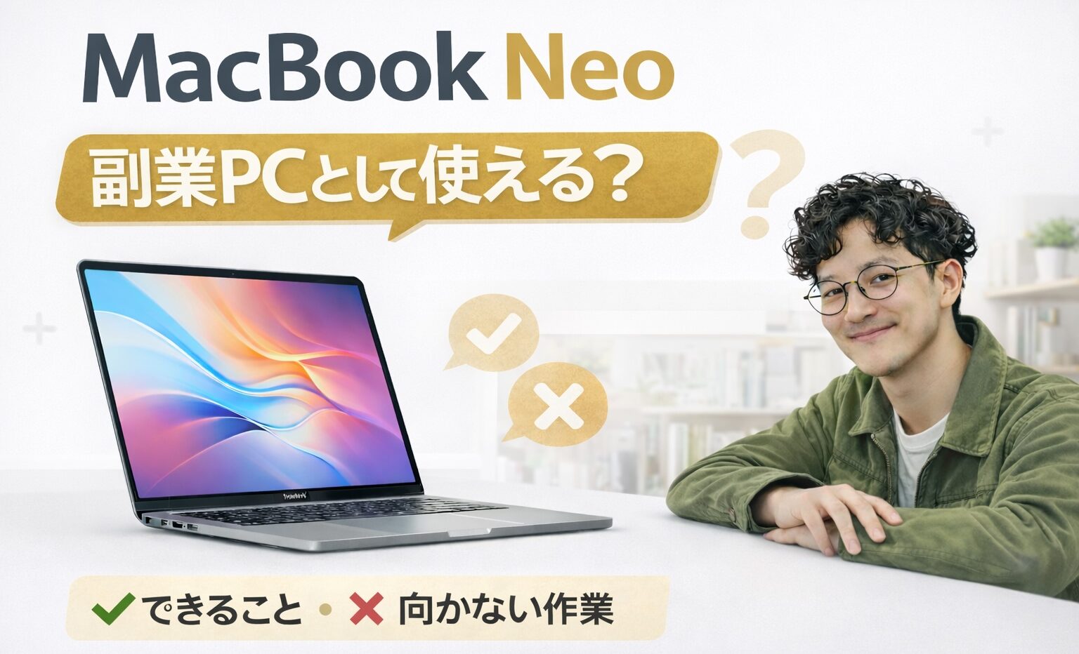 MacBook Neoは副業PCに使える？ブログ・Canva・事務作業の目安