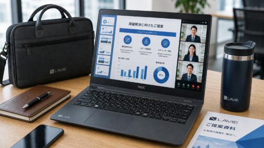 NEC LAVIEは営業職に向いてる？持ち運び・提案資料・オンライン商談目線で選び方を解説