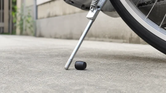 自転車スタンドのゴムキャップ交換｜先端径と丸・角形状の選び方