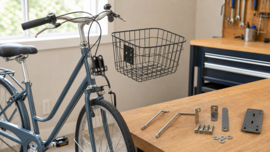 自転車カゴの取付金具を交換｜前カゴ・後ろカゴの金具形状とサイズの選び方