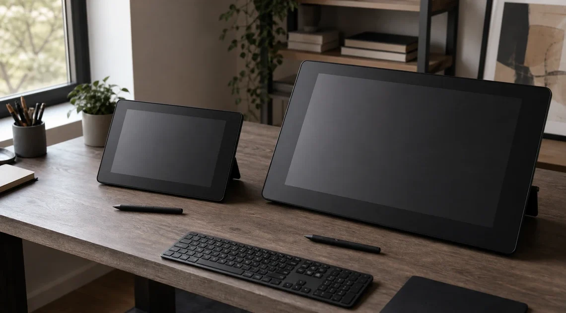 Wacom Cintiq Pro 22と27の違い｜画面サイズ・設置寸法・別売スタンドを比較