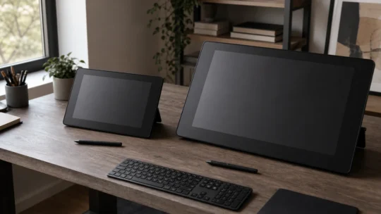 Wacom Cintiq Pro 22と27の違い｜画面サイズ・設置寸法・別売スタンドを比較