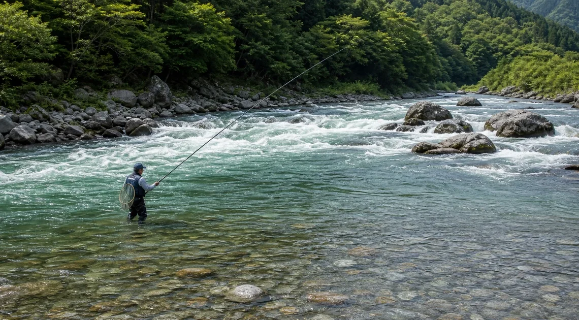 銀影競技スペシャル TYPE S R-TUNEとP-TUNEの違い｜対応鮎サイズ・パワー・適した河川で選ぶ