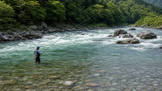 銀影競技スペシャル TYPE S R-TUNEとP-TUNEの違い｜対応鮎サイズ・パワー・適した河川で選ぶ