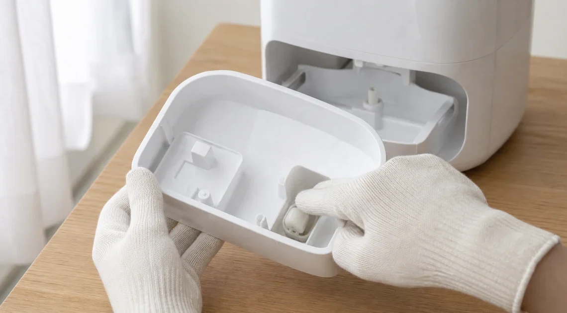 加湿器のフロート交換|本体型番・部品番号と磁石の向きを確認