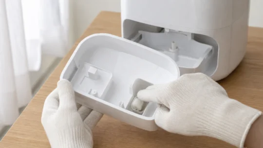 加湿器のフロート交換｜本体型番・部品番号と磁石の向きを確認