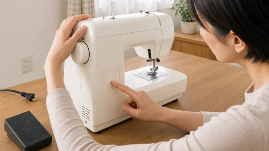 ミシンのフットコントローラーは互換品で使える？本体型番・純正品番・コネクタを確認