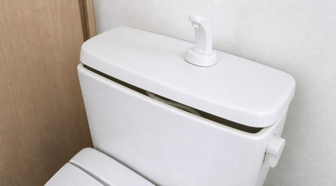 トイレタンクの手洗い管交換｜タンク品番と吐水口・連結ホースの調べ方