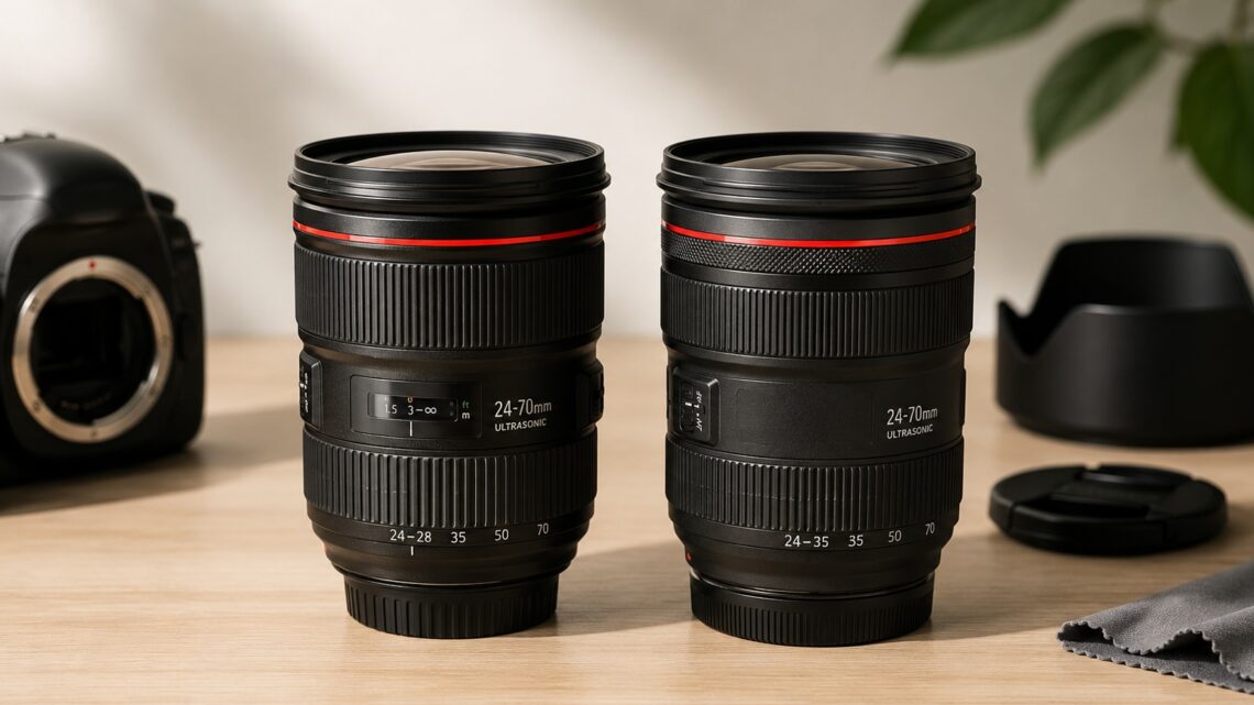 Canon EF24-70mm F2.8L IIとRF24-70mm F2.8L IS USMを比較｜違いは何？