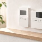 室内の壁に設置された複数の給湯リモコン