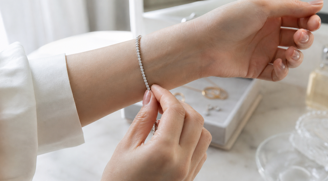 京セラのテニスブレスレット1ct・2ct・3ctの違い｜幅・石数・着用感で比較