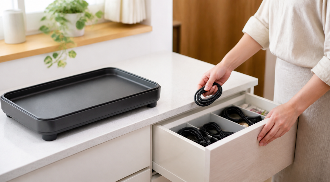 ホットプレートの電源コードをなくしたら?型番別に買える交換コード