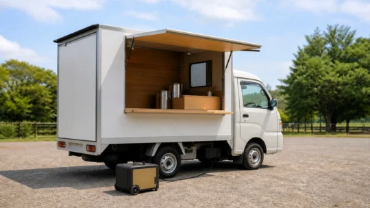 キッチンカー用発電機の容量｜電子レンジ・IH・冷蔵庫の同時使用