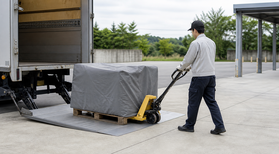 デンヨー GE-5500SS-IVの設置と搬入|5.5kVA・100/200V・97kg