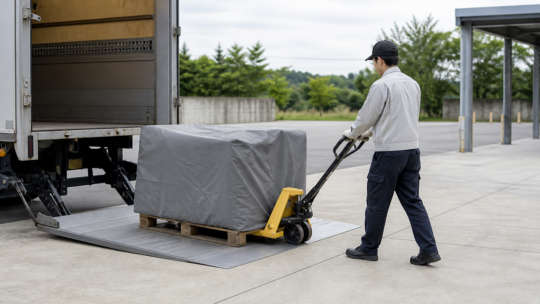デンヨー GE-5500SS-IVの設置と搬入｜5.5kVA・100/200V・97kg