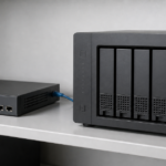 4ベイNASと10GbEスイッチを設置した環境
