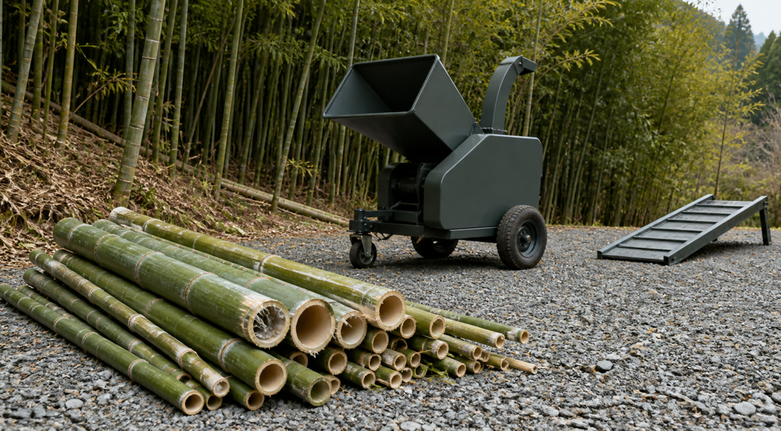 竹を粉砕できる粉砕機|対応径・エンジン式・本体重量を比較