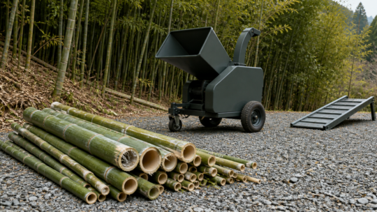 竹を粉砕できる粉砕機｜対応径・エンジン式・本体重量を比較