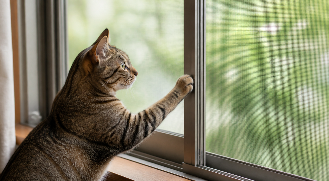 猫の脱走防止に使える網戸ロックおすすめ4選