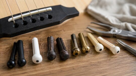 ギターのブリッジピンサイズ早見表｜4.93mm・5.0mm・5.2mm・5.3mmの選び方