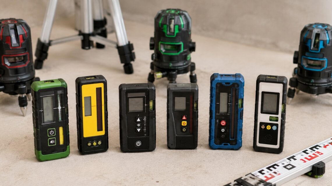 レーザー墨出し器の受光器はどれを選ぶ？メーカー別対応表とおすすめ