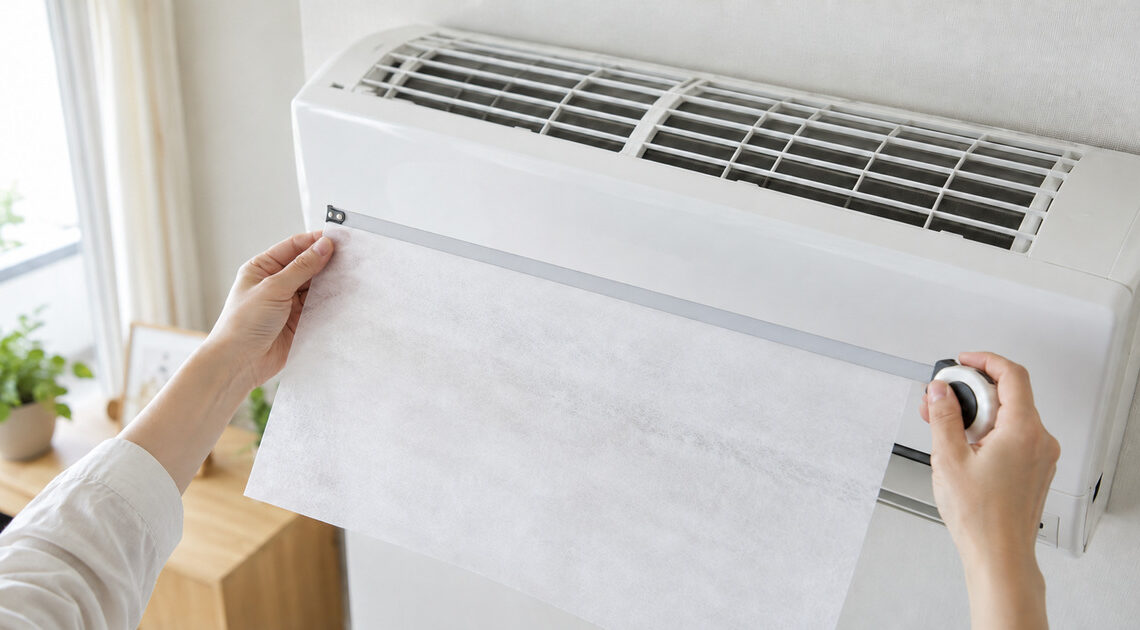 エアコン用フィルターシートの交換|吸気口寸法とカット方式で選ぶおすすめ5品