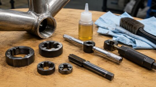 自転車のBBシェル修正にPARK TOOL BTS-1｜BSA・Italian・T47の対応