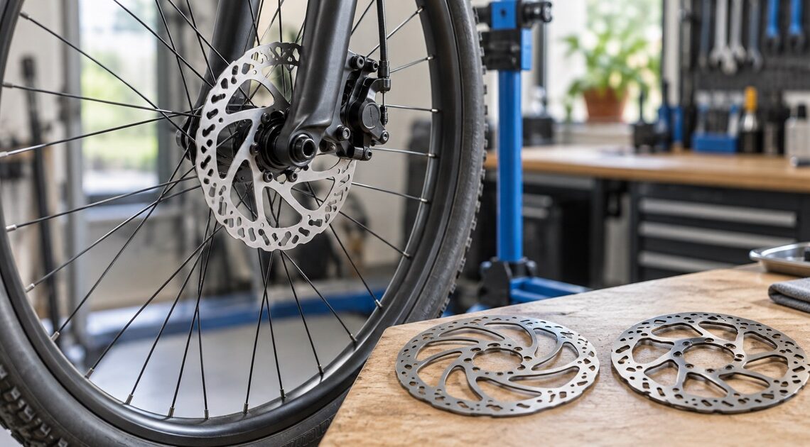 自転車ディスクブレーキローターの交換品|外径・6ボルト・センターロック別に紹介