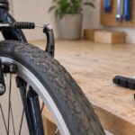 Vブレーキ付き自転車の車輪と交換用ブレーキシュー