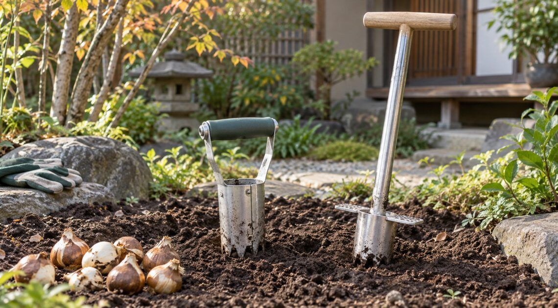 球根植え付け器おすすめ5選｜穴径・深さ・全長・足掛け・排土方式・重量を比較