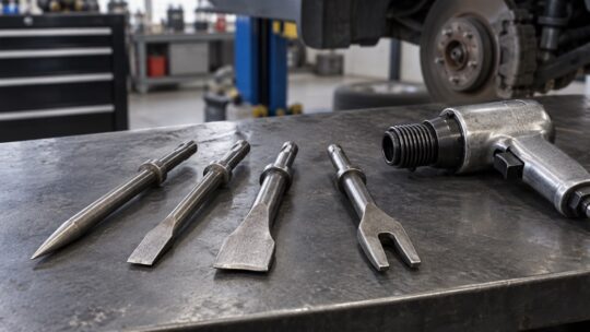 車整備用エアハンマーの交換タガネおすすめ6選｜シャンク径・全長・先端形状で選ぶ