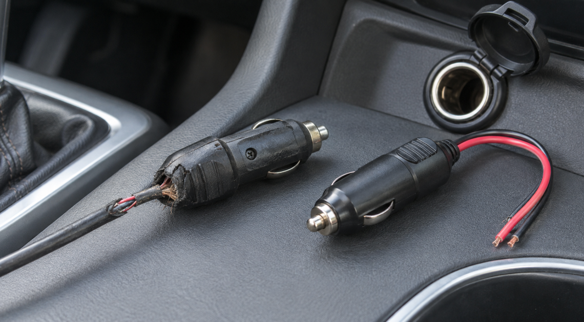 車のシガープラグ交換品を比較|コード径・定格電流・12V/24V別に選ぶ