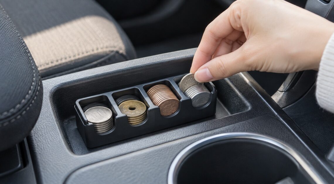 車内用コインホルダーおすすめ6選|対応硬貨・収納枚数・取付方式を比較
