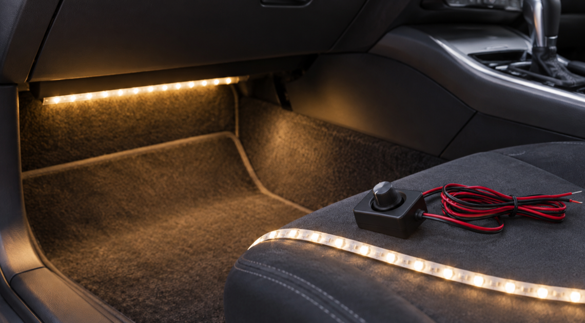 車用LEDテープライト調光器の交換候補|DC12V・2極・定格電流で比較