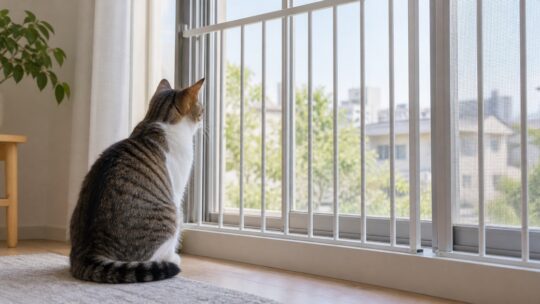 猫用窓フェンスのおすすめは？窓幅・高さ・格子間隔・固定方式で比較