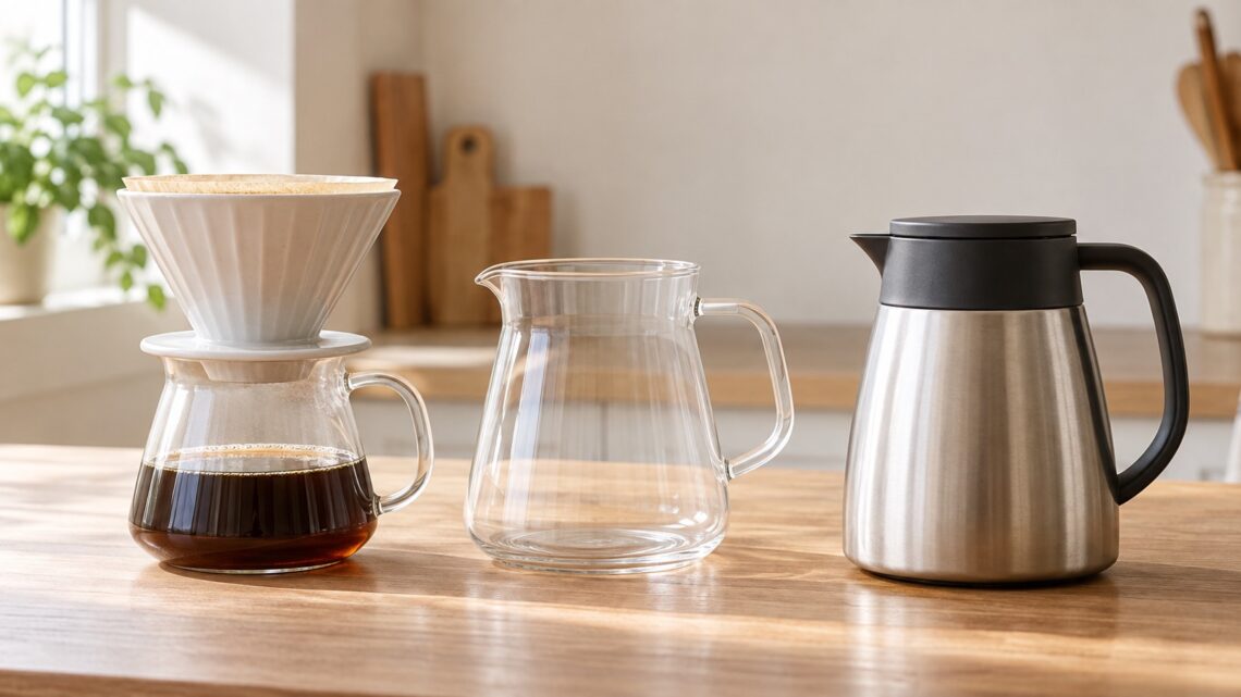 コーヒーサーバーおすすめ5選｜口径・容量・高さで選ぶ