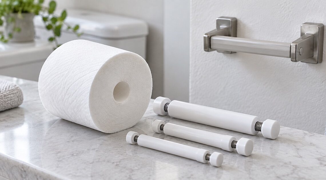 芯なしトイレットペーパー用アダプターの選び方｜内径・芯棒径・ホルダー間隔別に比較