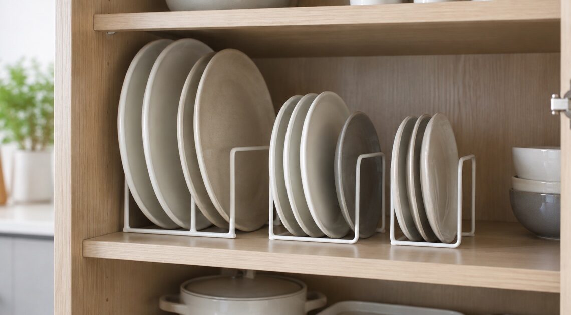食器棚用皿立てのおすすめは？皿径・棚板奥行・収納高さ別に比較