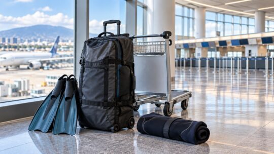 ダイビング遠征用器材キャリーバッグおすすめ2選｜120Lのフィン収納・キャスターを比較