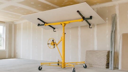 石膏ボードの天井施工におすすめのボードリフト｜高さ・耐荷重で比較