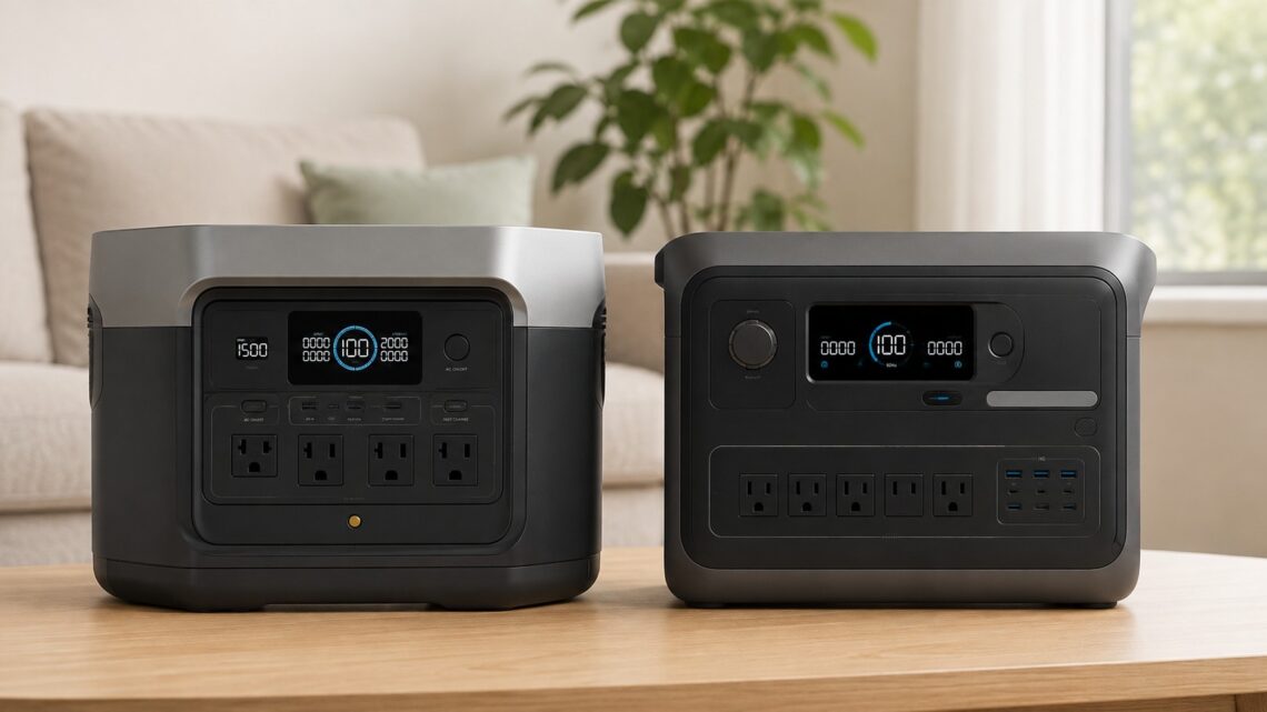 EcoFlow DELTA 3 PlusとAnker Solix C1000 Gen 2を比較|違いとおすすめを解説