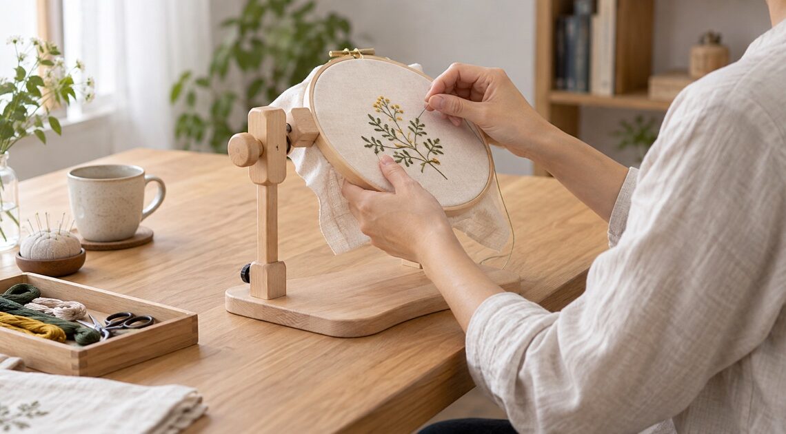 刺繍枠スタンドおすすめ6選|枠径・クランプ厚・高さで比較