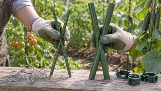 菜園クロスバンドの支柱径別対応表｜太さ・交差条件で選ぶ