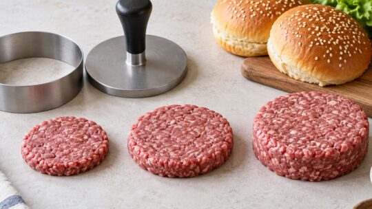 手作りハンバーグ用パテプレスおすすめ5選｜直径・厚み・成形数・材質を比較