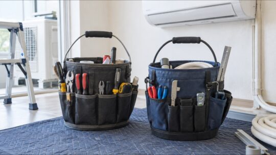 空調設備用工具バケツおすすめ3選｜収納容量・ポケット数を比較