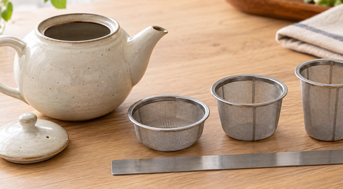 急須の茶こし交換｜口径・深さ別の対応品早見表